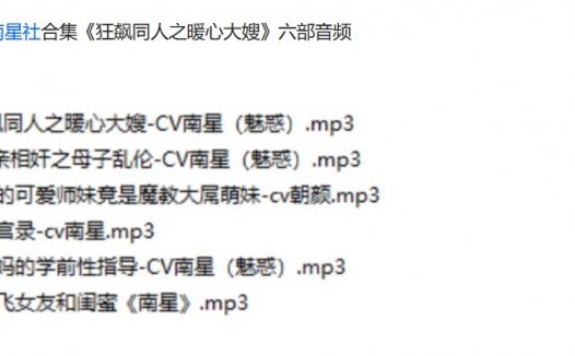 南星社中文音声音频汇总