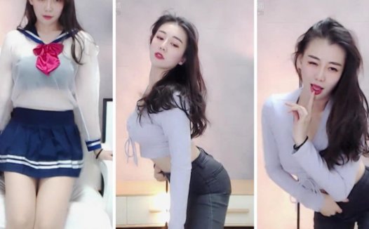 虎牙奇领小狮子劲爆舞蹈视频，一字马跳舞私人订制录屏